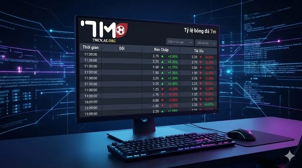 Tổng quan về hệ thống tỷ lệ bóng đá 7m